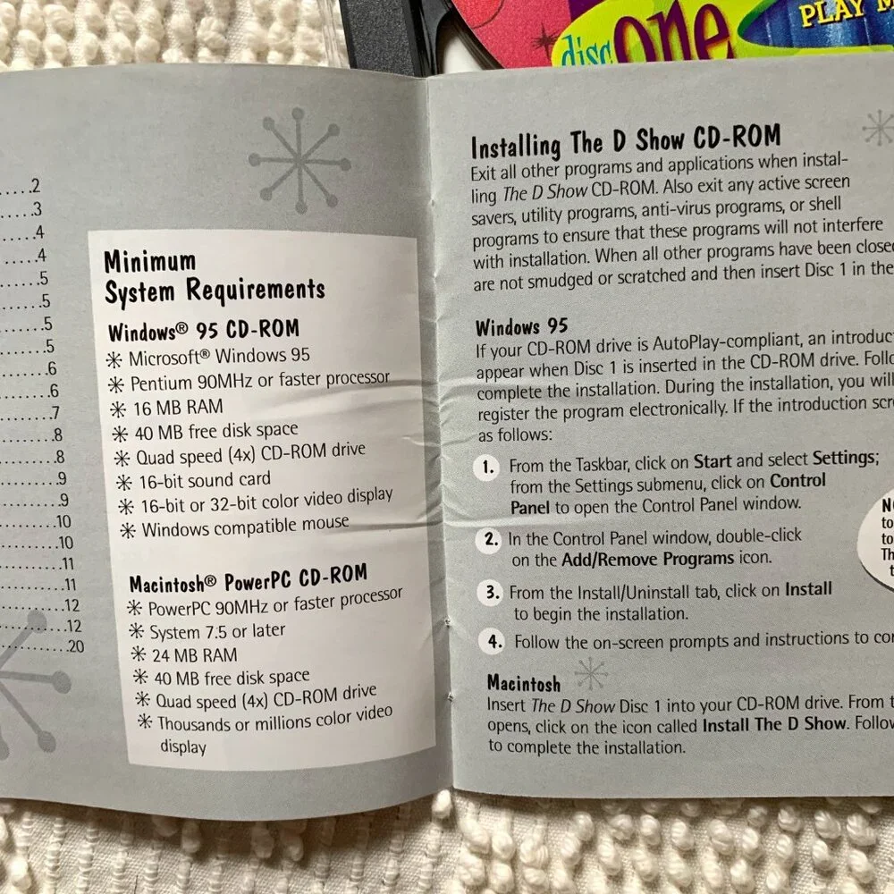 'The D Show' Disney Trivia Game (CD)